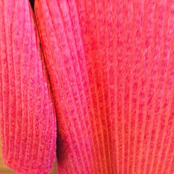 PINC XL L/S Dress W/Gold Necklace Polyester Orange - Picture 4 of 5